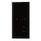 Tuhome Primavera Armoire, Double Door Cabinets, One Drawer, Metal Rod, Five Shelves, Black/White CLW5952 - alternate 3